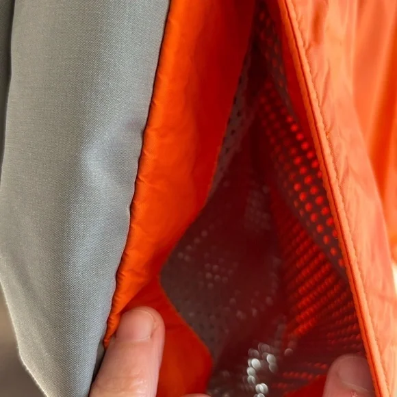 Eddie Bauer orange lightweight windbreaker size M - Picture 7 of 15